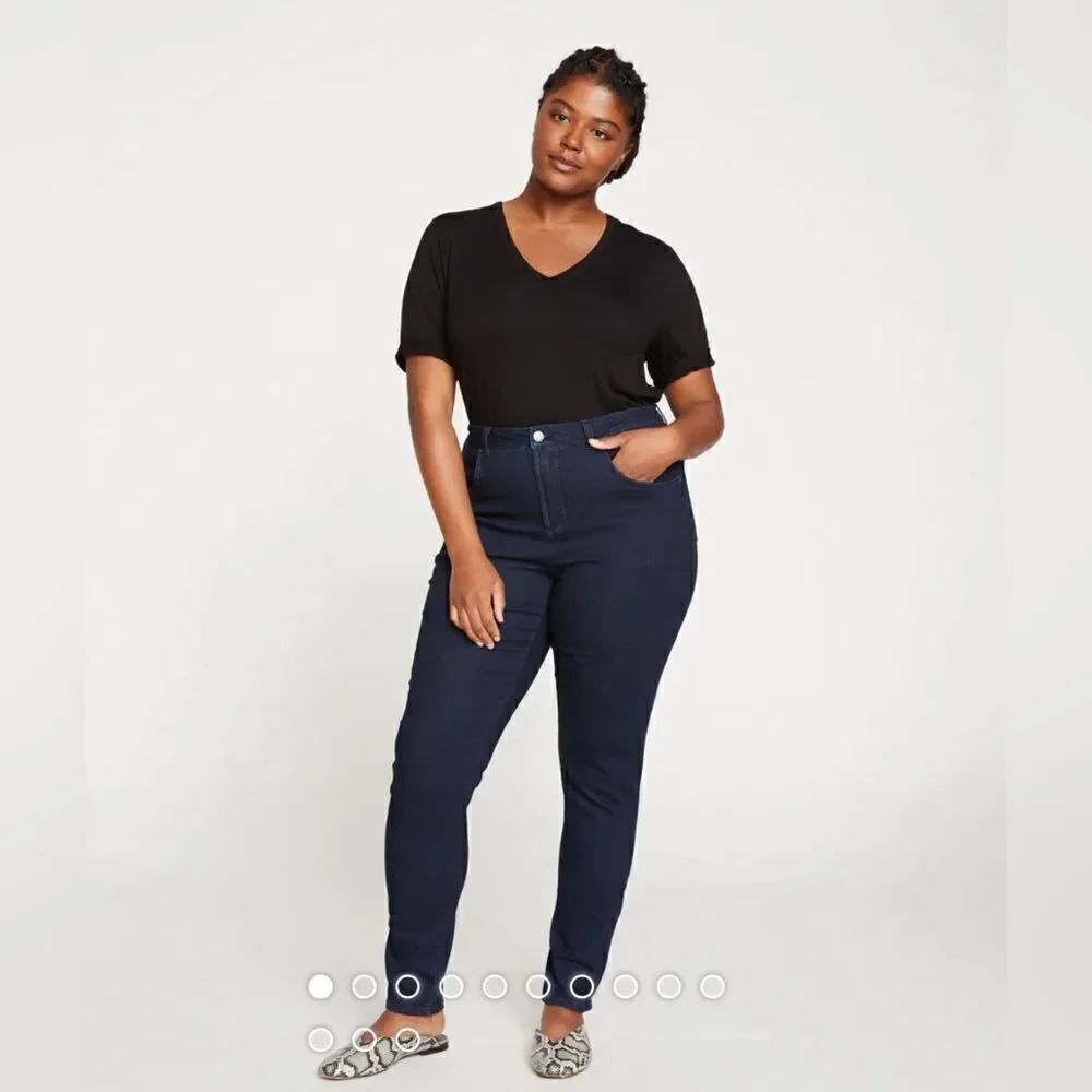 Universal Standard Seine High Rise Skinny Jeans 32 Inch 16, XL/1X